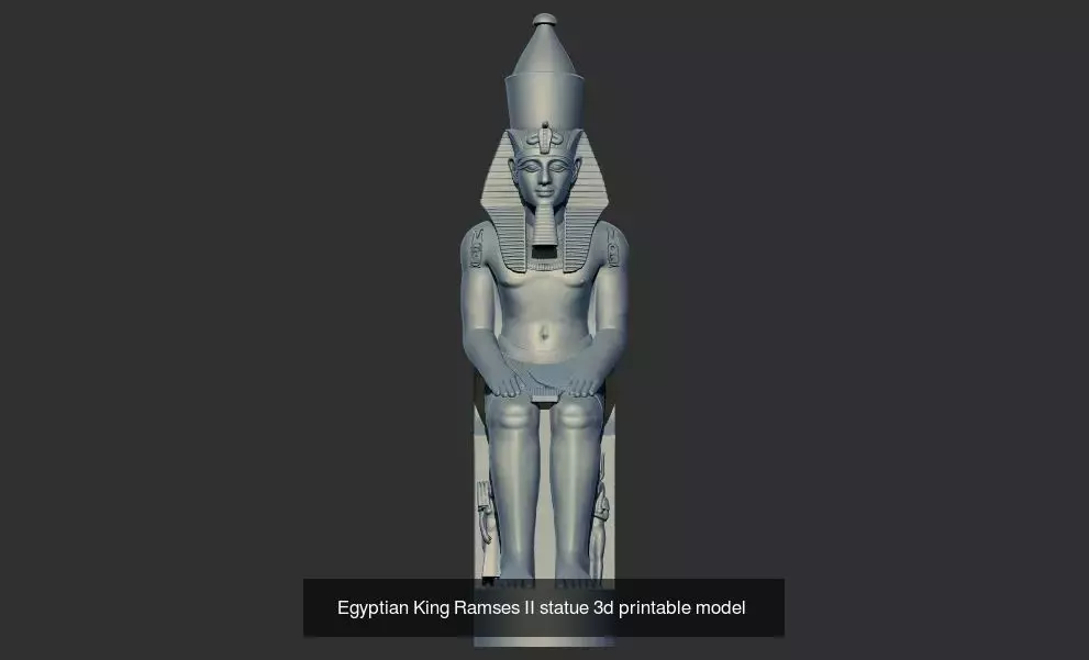 Grand Egyptian Museum Collection   3D Printable Pharaonic Art _7