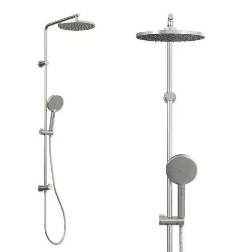 Envy II Shower Column with Button Sliding Rail