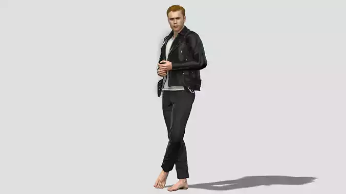 Realistic 3D Man Animation and Game Ready