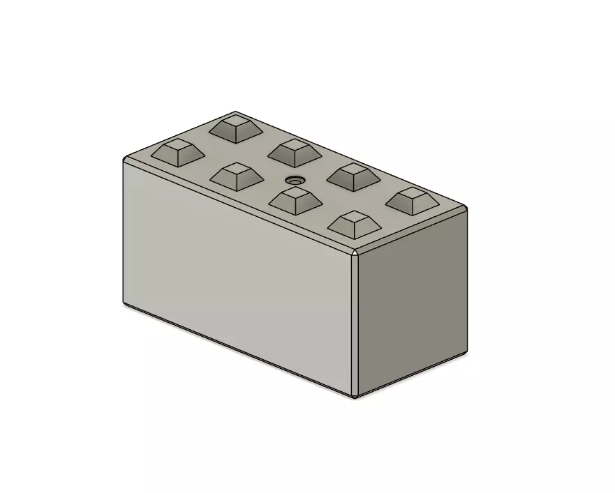 Model Railway Interlocking Concrete Blocks 3D print model