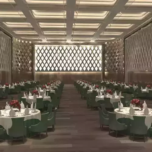 Banquet Hall 3D model