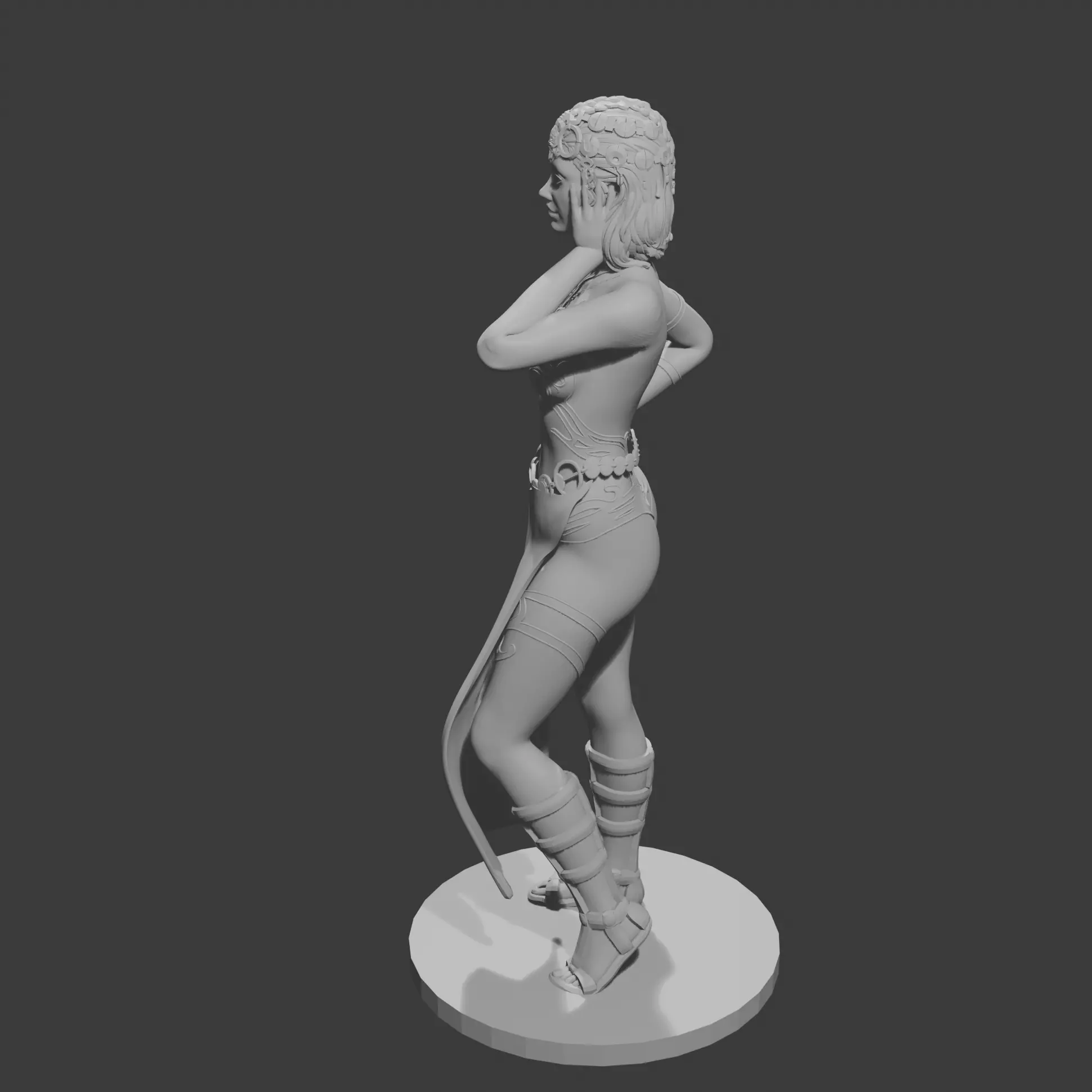 Mizora the Temptress 3D print model_3