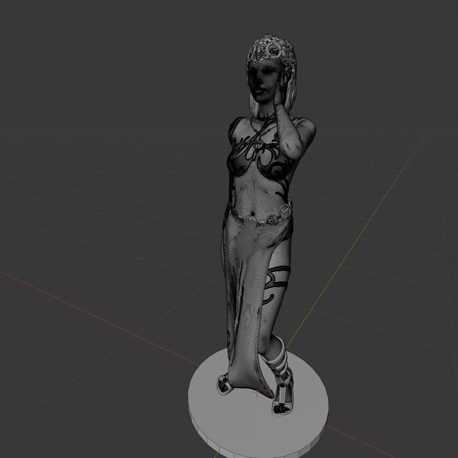 Mizora the Temptress 3D print model_9