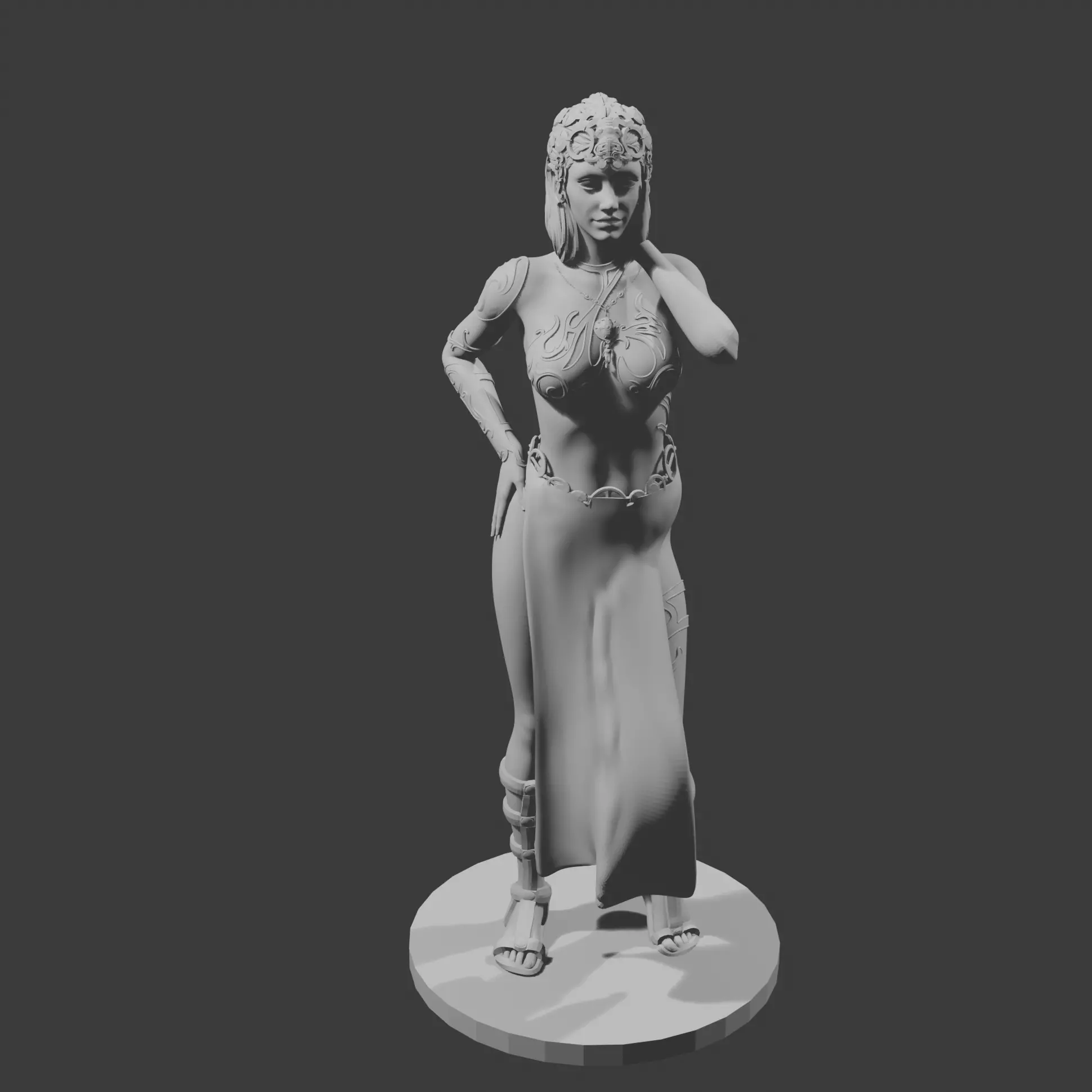 Mizora the Temptress 3D print model_7