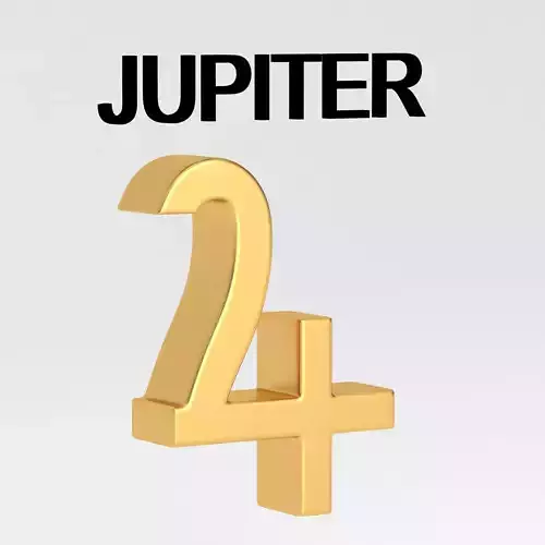 astrological sign solar system JUPITER 3D model astrological sign solar system JUPITER 3D model