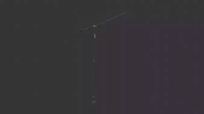 Outdoor antenna array on roof mast