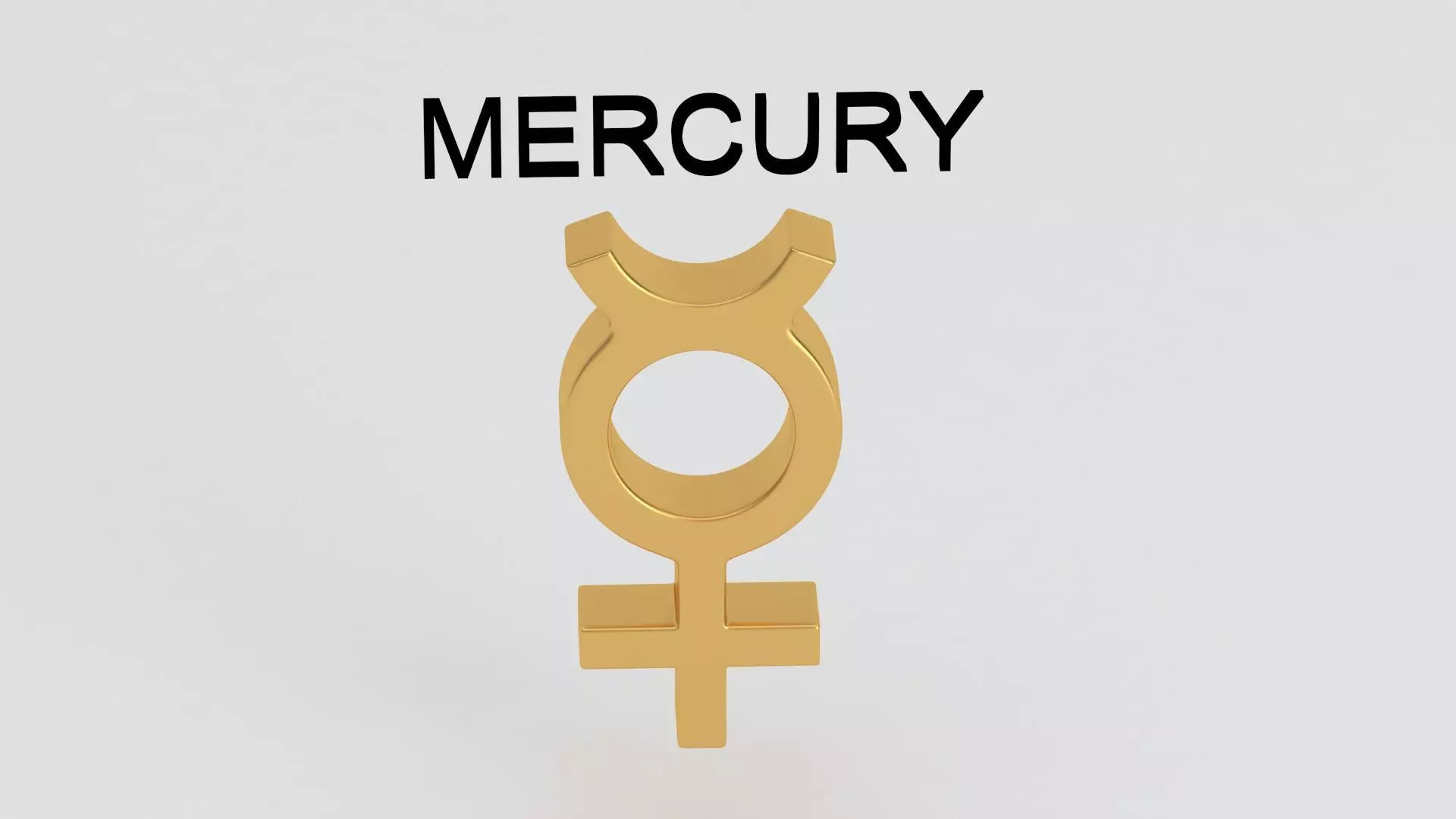astrological sign solar system MERCURY 3D model_3