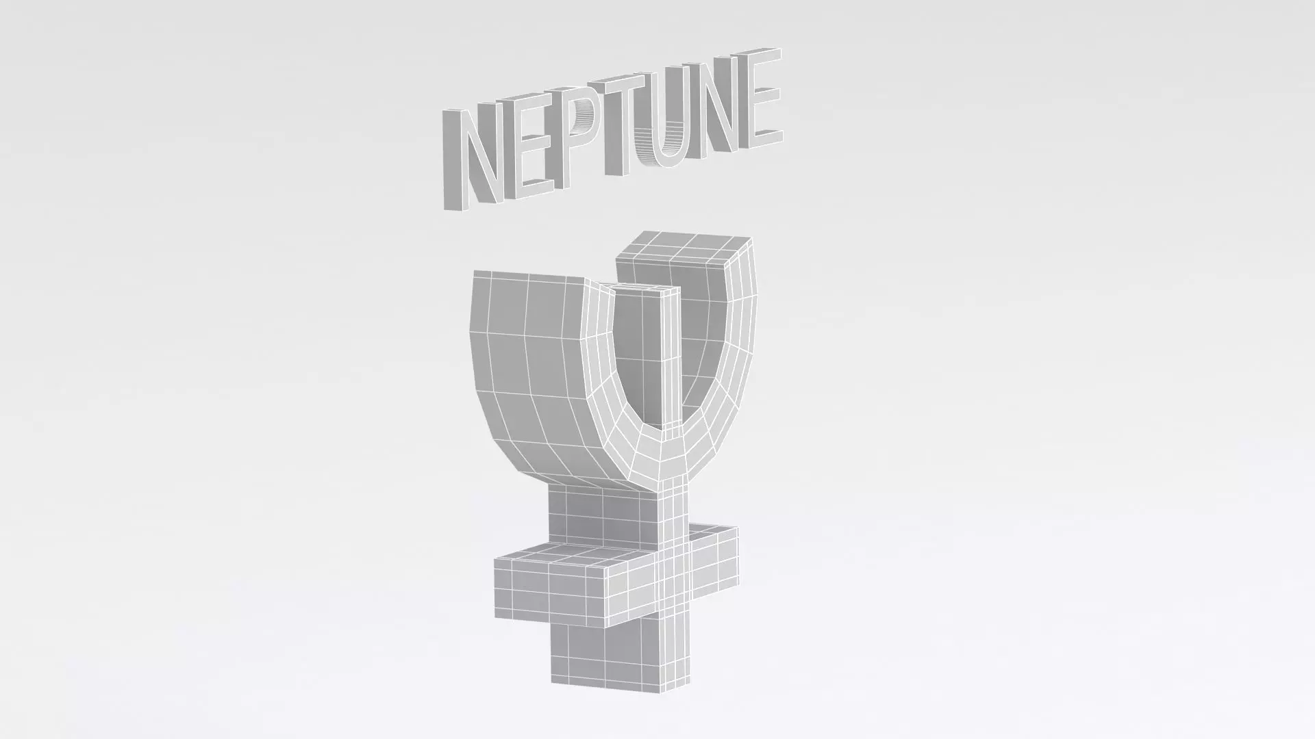astrological sign solar system NEPTUNE 3D model_10