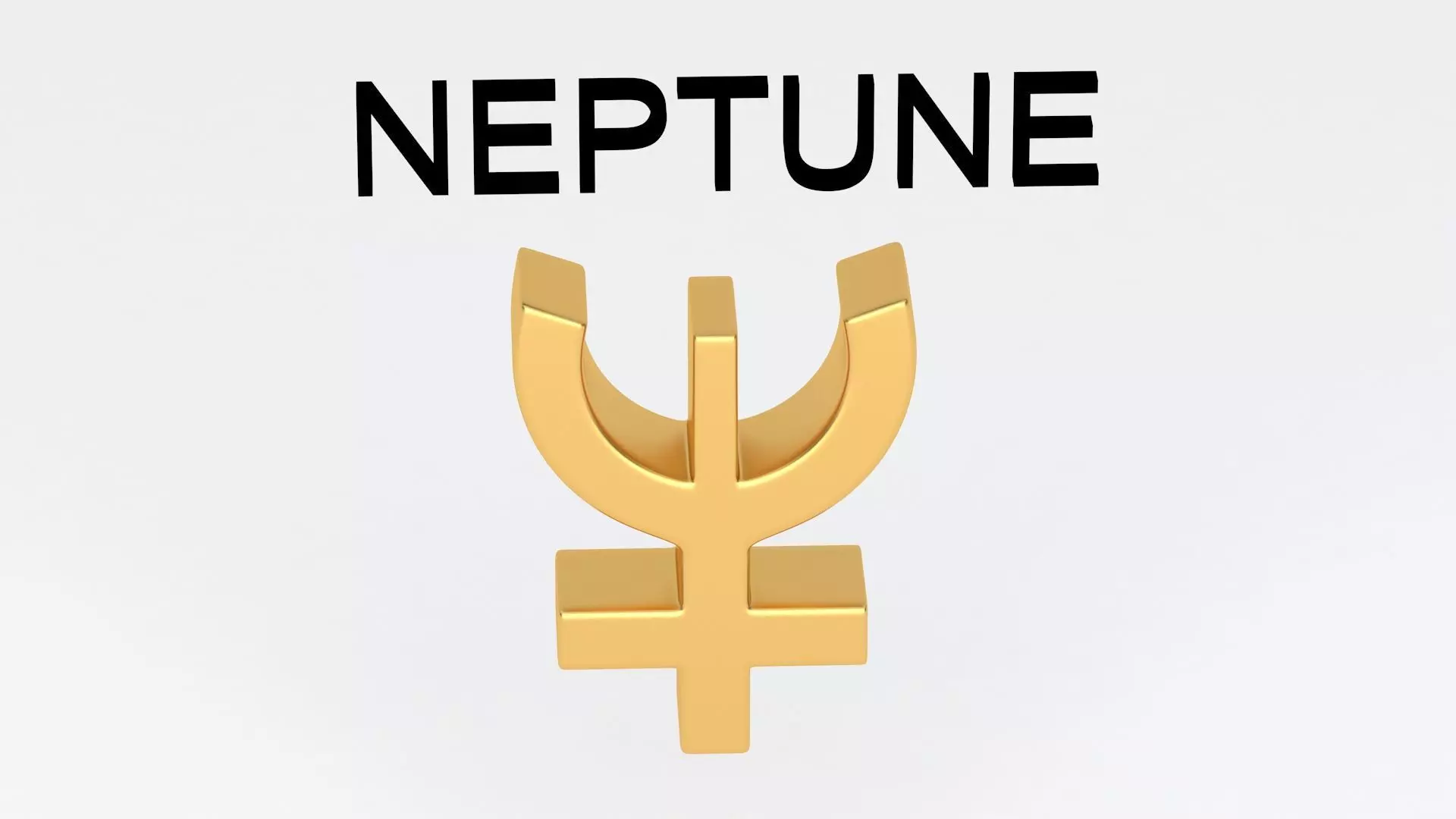 astrological sign solar system NEPTUNE 3D model_3