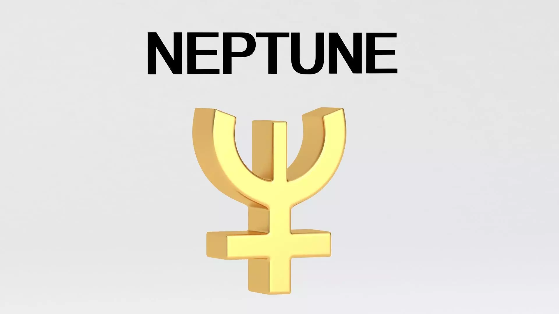 astrological sign solar system NEPTUNE 3D model_4
