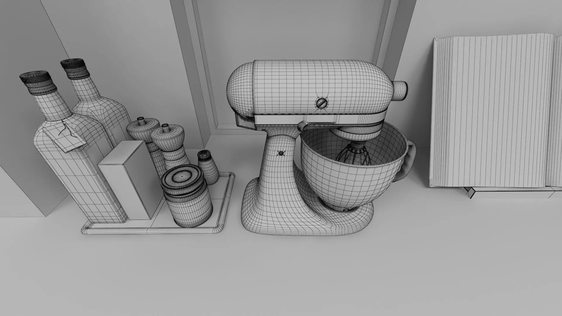 Full Kitchen 3D model_20