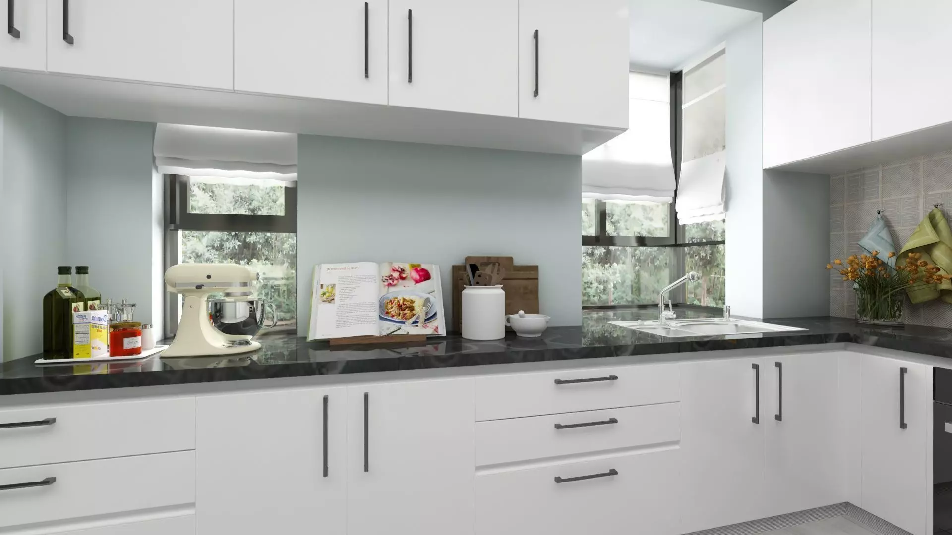 Full Kitchen 3D model_4