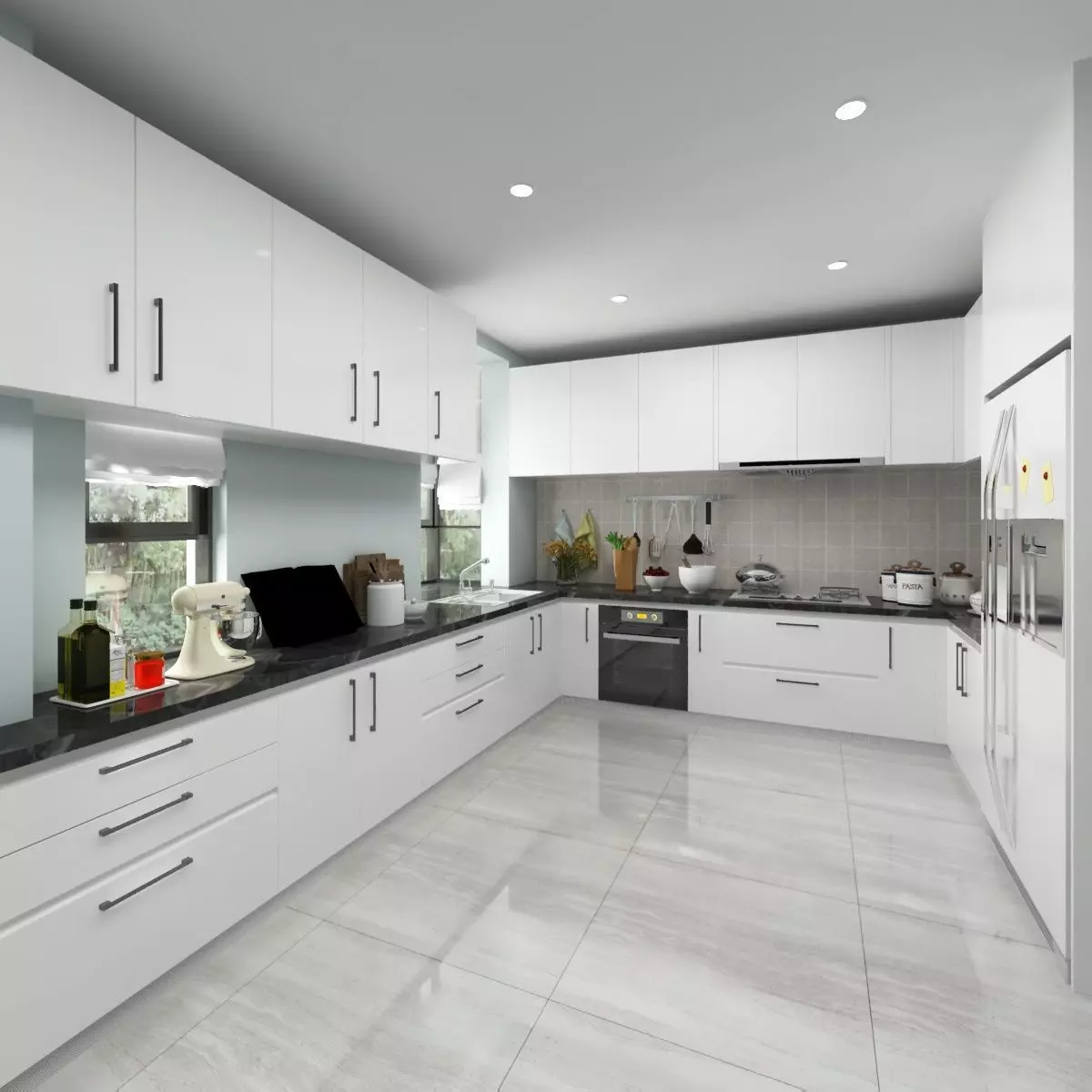 Full Kitchen 3D model_0