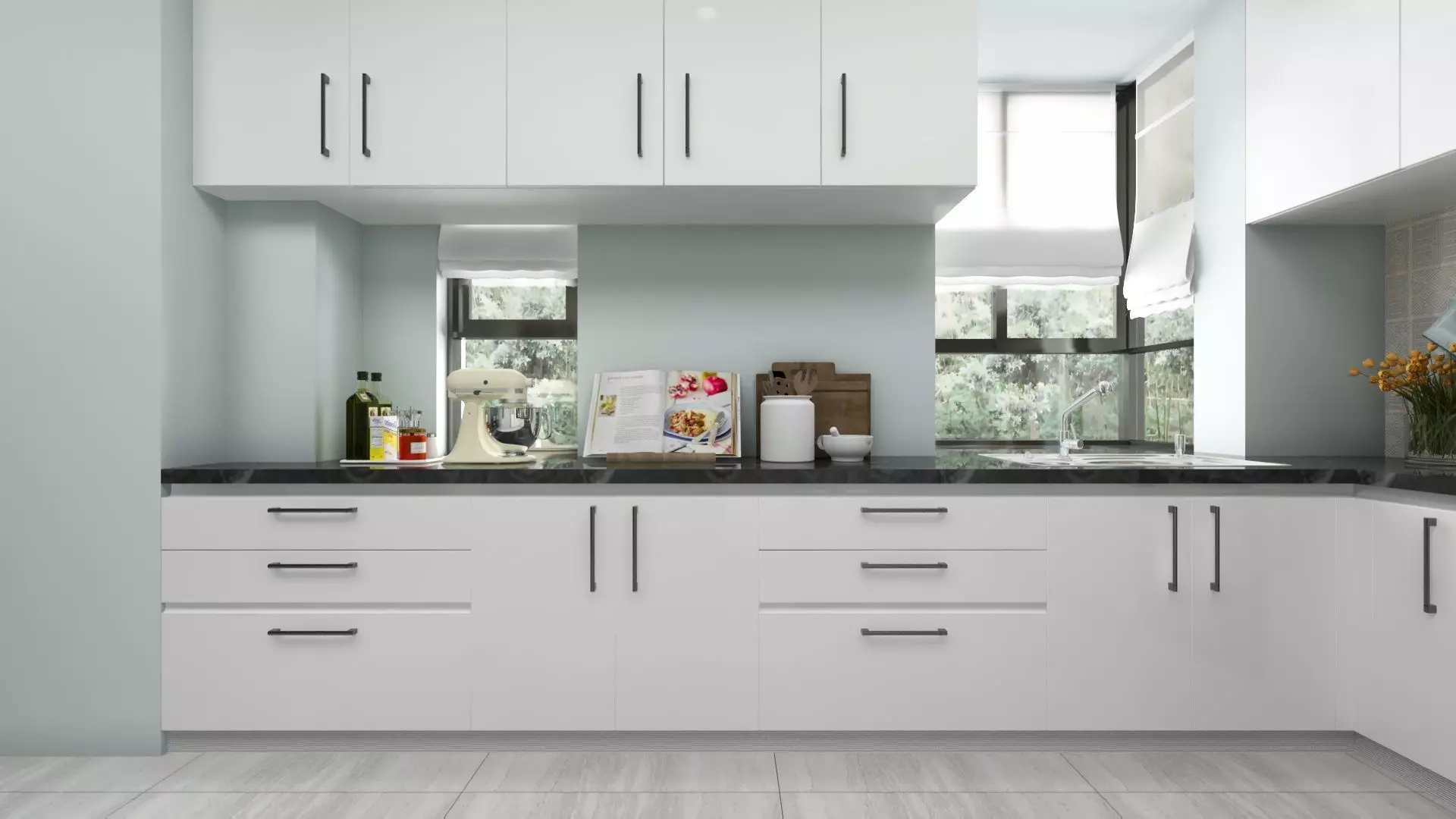 Full Kitchen 3D model_2