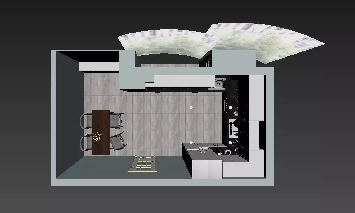 Full Kitchen 3D model_21