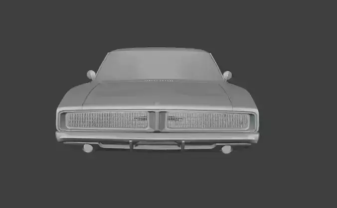 3D Printable Classic Muscle RC Body - 1-10 Scale Custom Shell 
