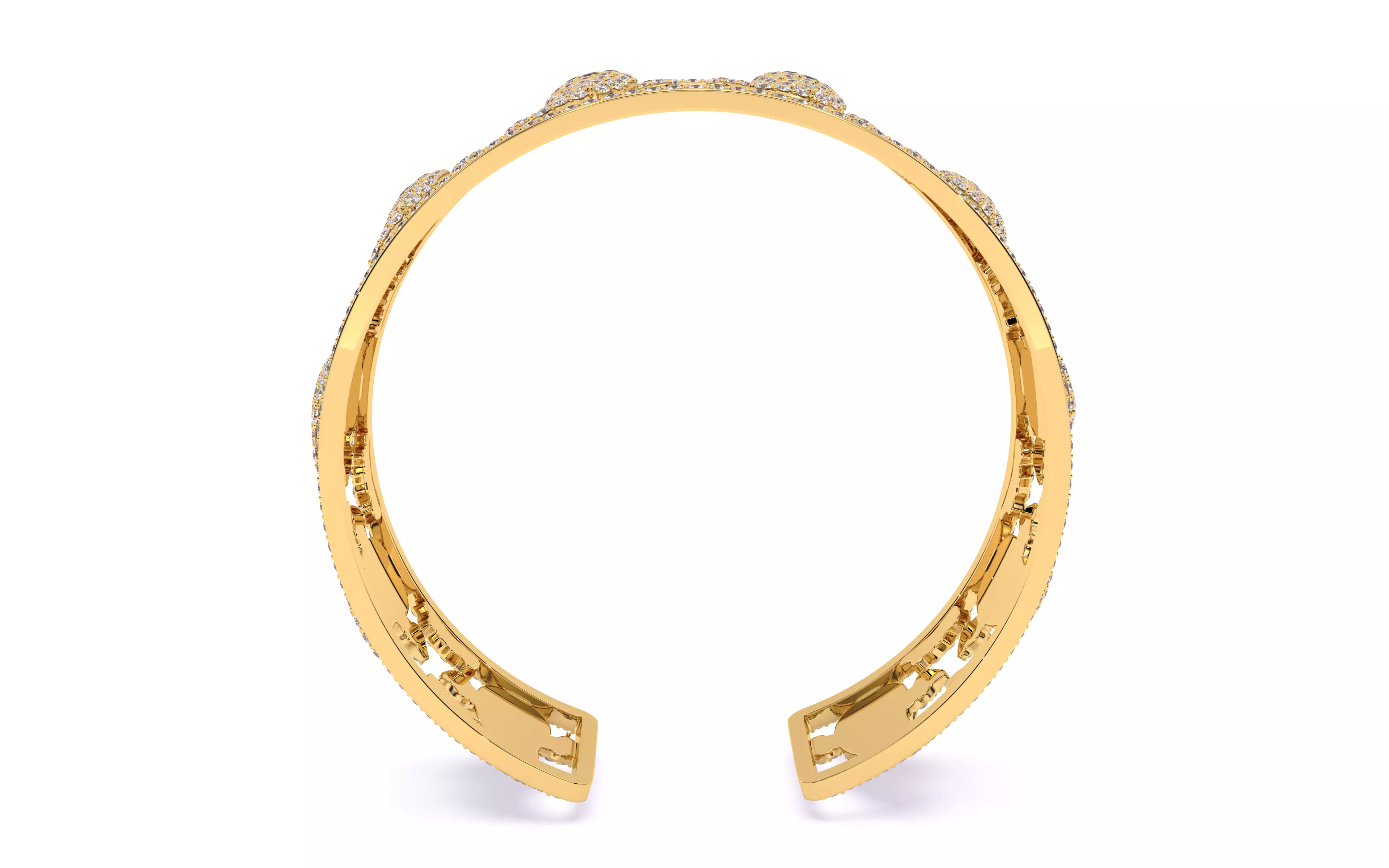 Halloween Ghost Spooky Bracelet 3dm stl renders details 3D print model_28