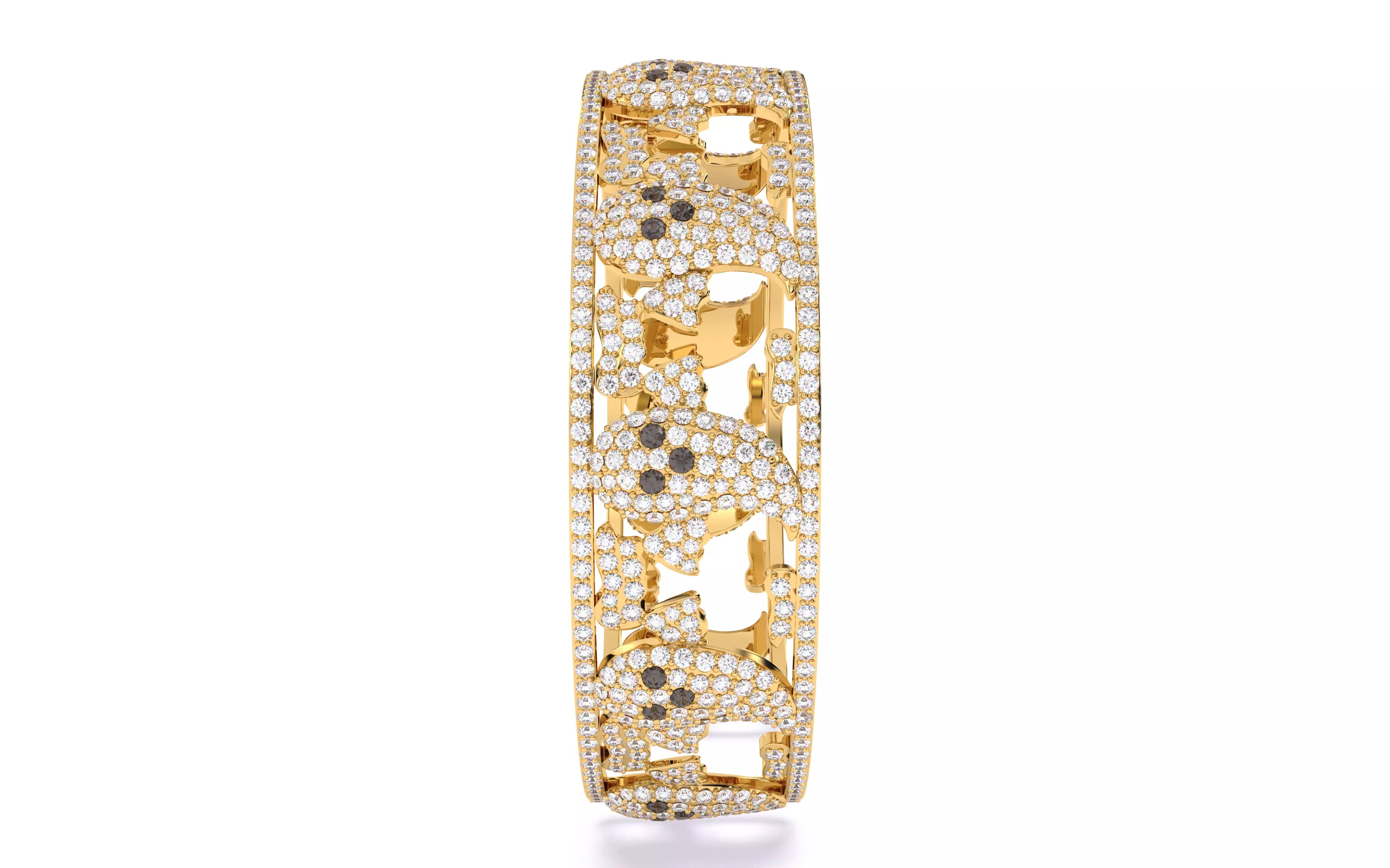 Halloween Ghost Spooky Bracelet 3dm stl renders details 3D print model_9