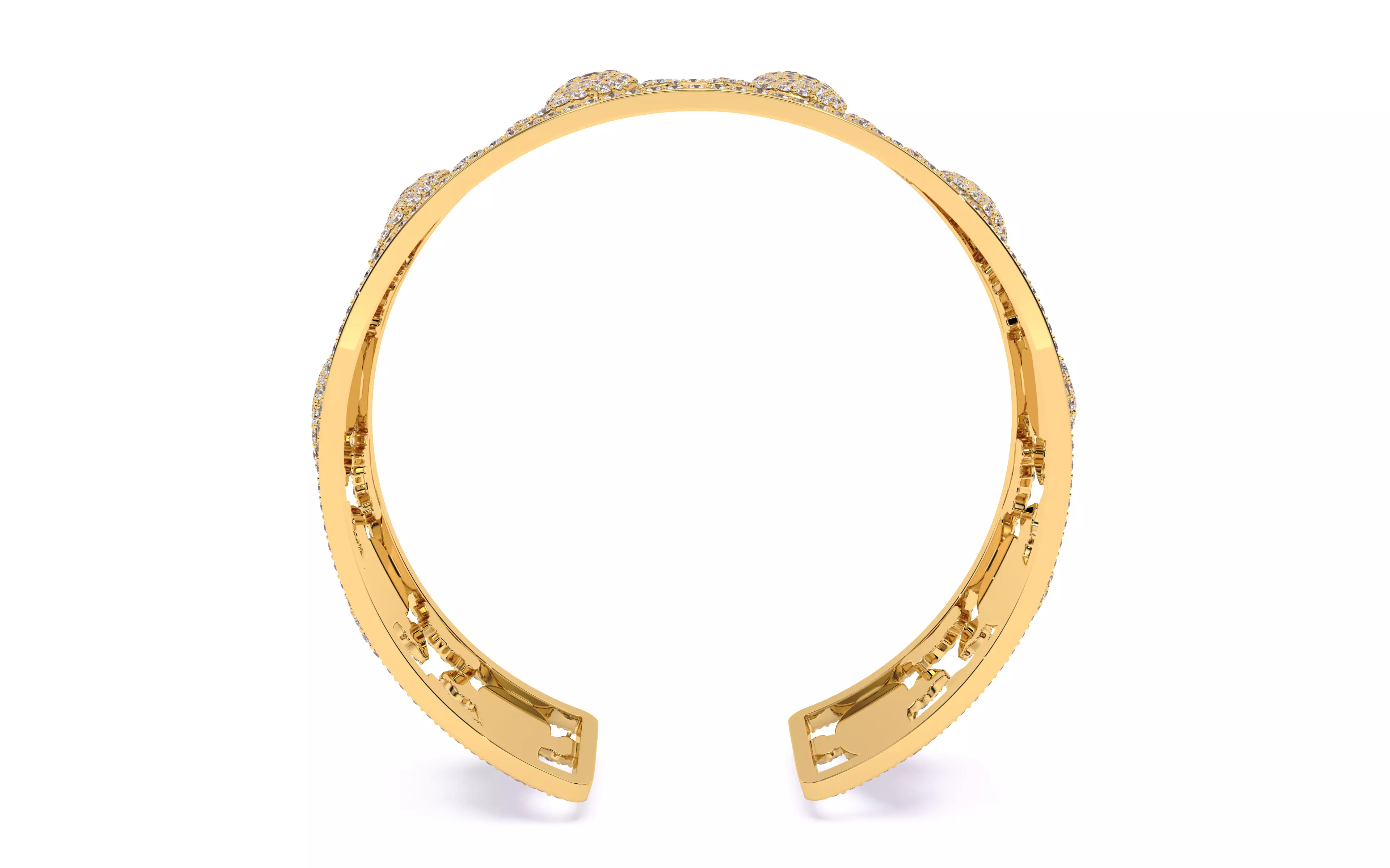 Halloween Ghost Spooky Bracelet 3dm stl renders details 3D print model_29