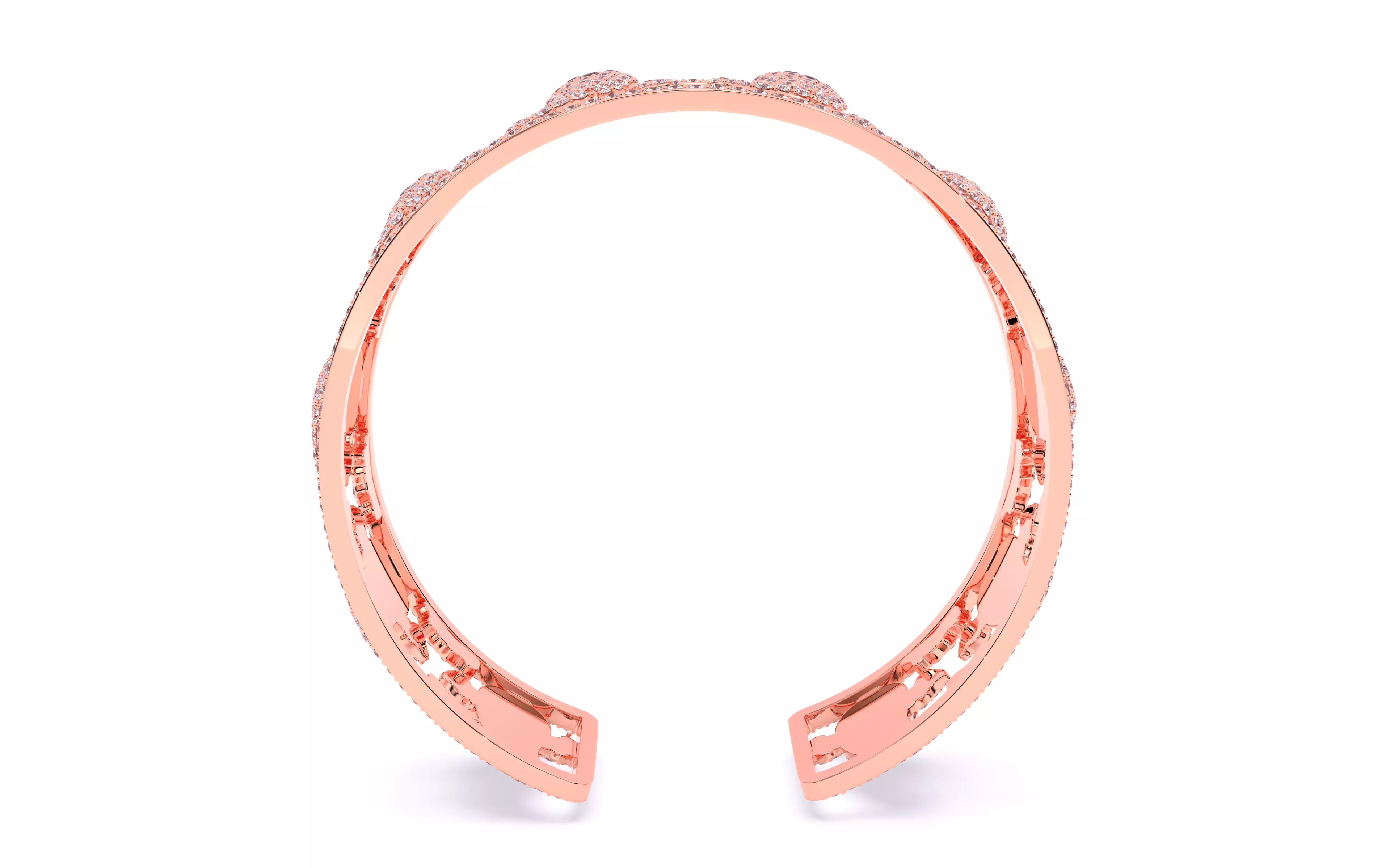 Halloween Ghost Spooky Bracelet 3dm stl renders details 3D print model_3