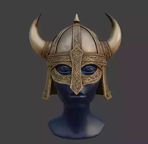 VIKING HELMET 3D print model VIKING HELMET 3D print model