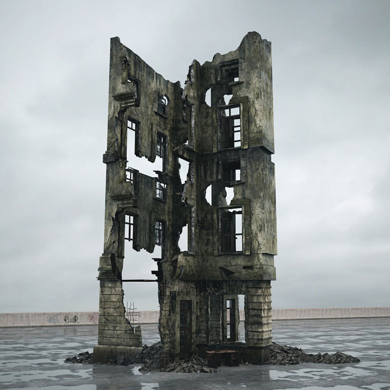 Archmodels vol 165 - high quality post apocalyptic models 3D model_65