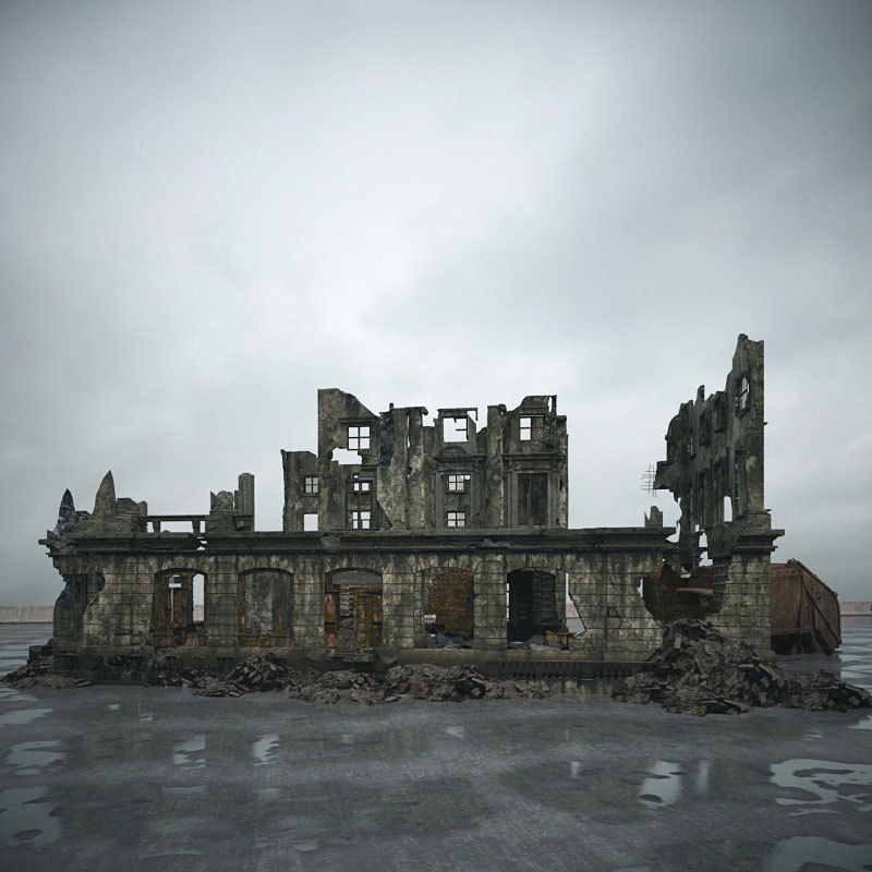 Archmodels vol 165 - high quality post apocalyptic models 3D model_72