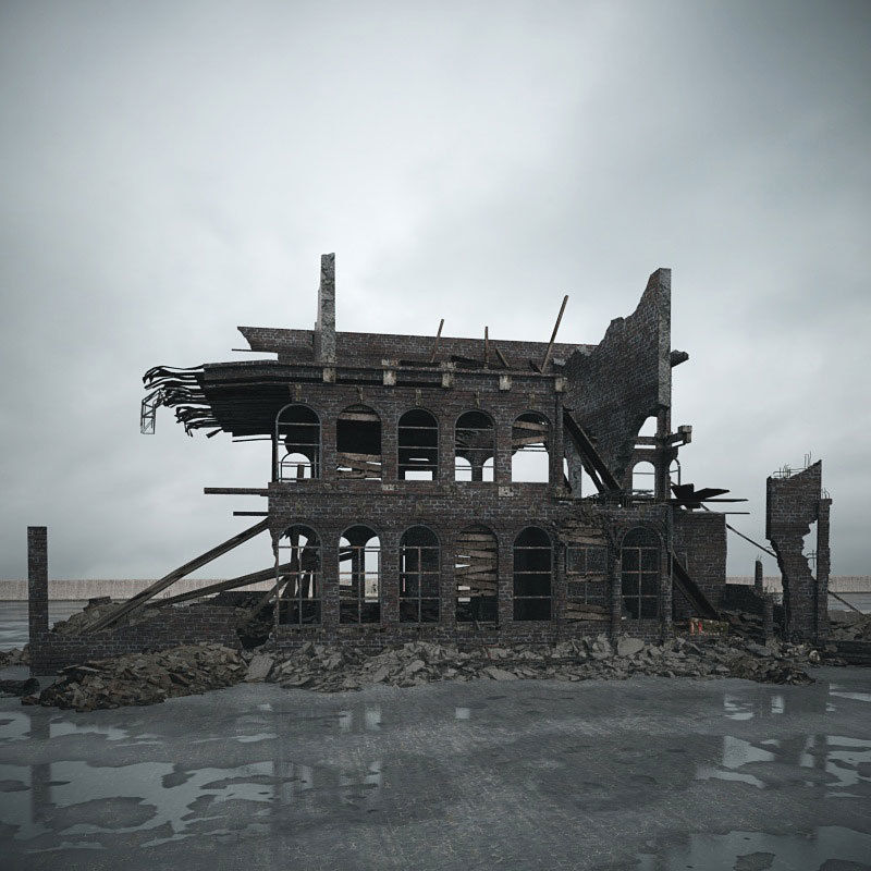 Archmodels vol 165 - high quality post apocalyptic models 3D model_73
