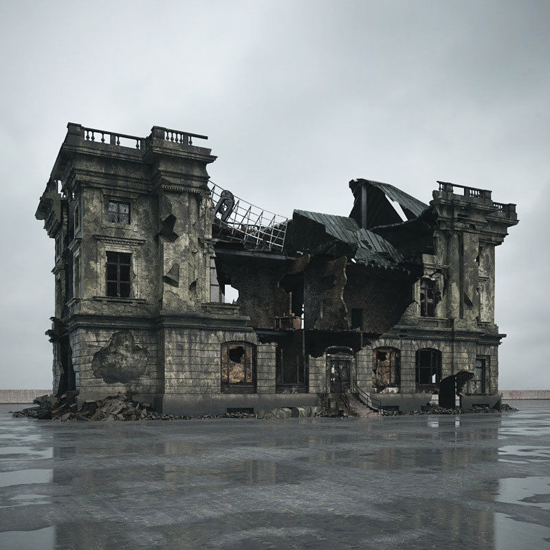 Archmodels vol 165 - high quality post apocalyptic models 3D model_66