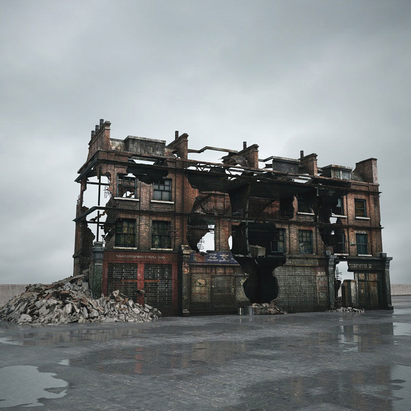 Archmodels vol 165 - high quality post apocalyptic models 3D model_58