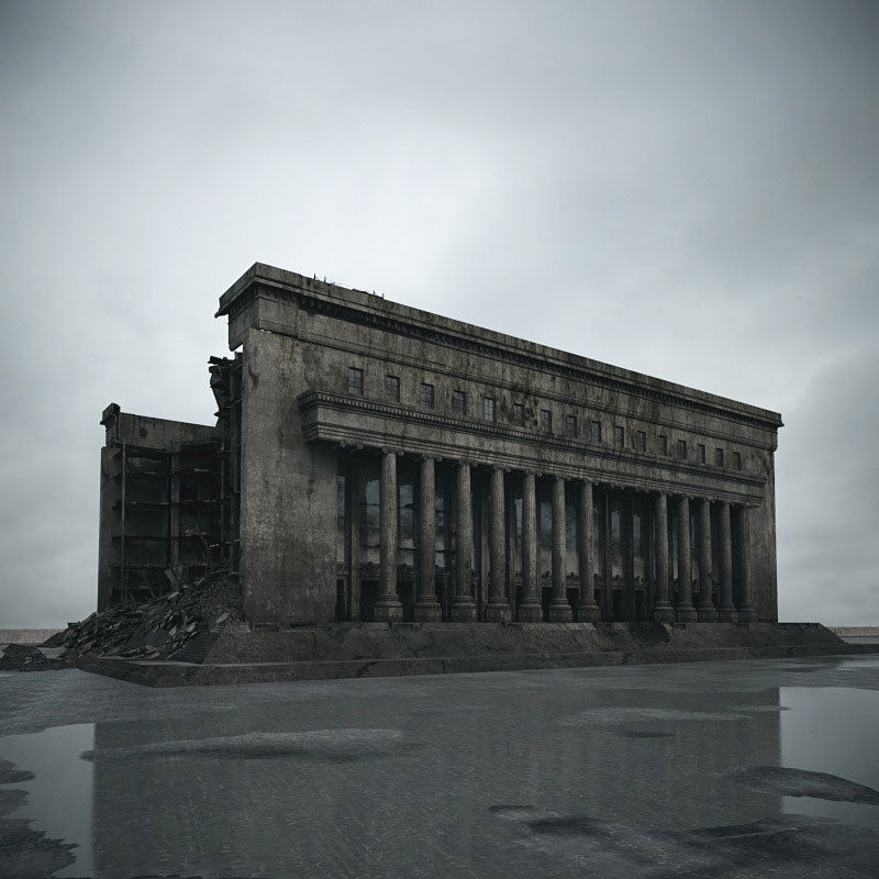 Archmodels vol 165 - high quality post apocalyptic models 3D model_79