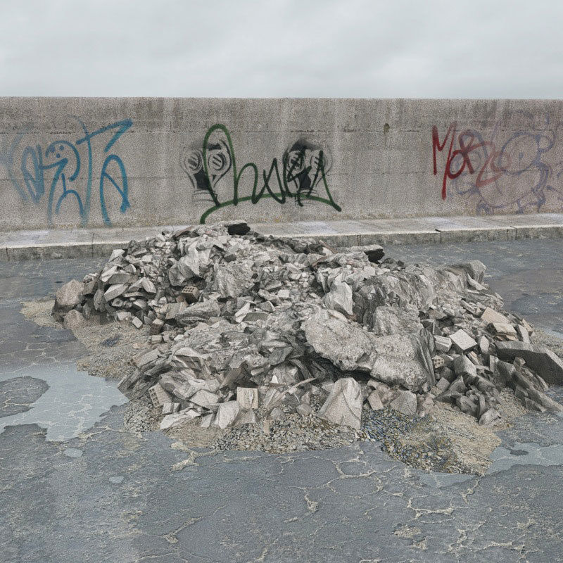 Archmodels vol 165 - high quality post apocalyptic models 3D model_33