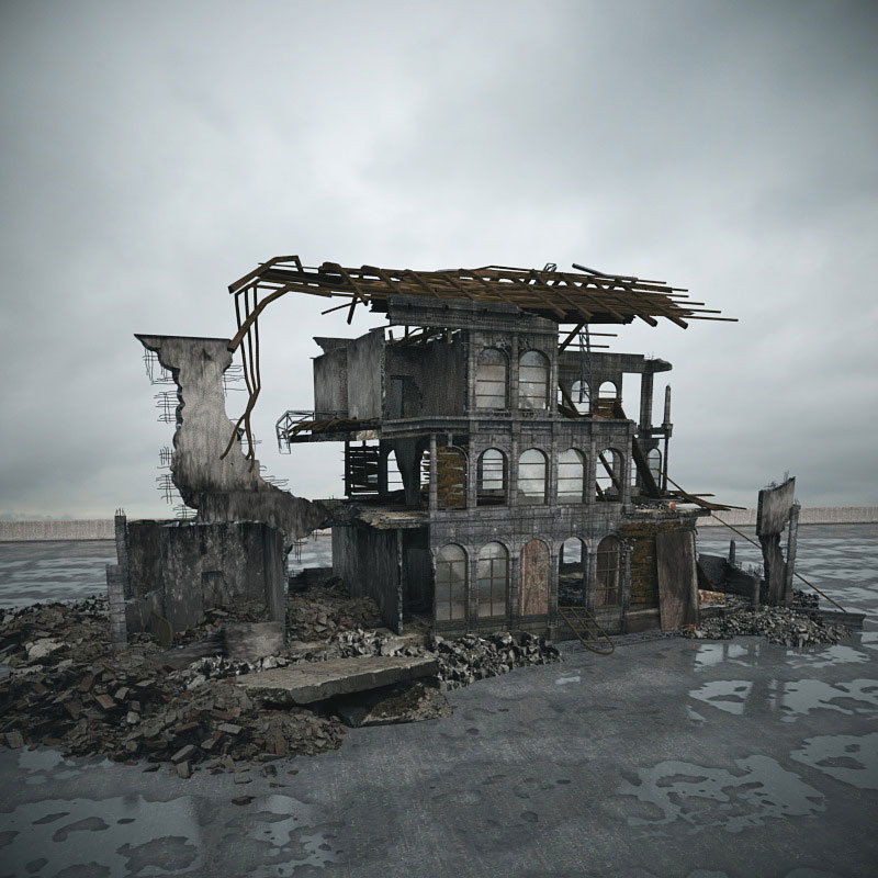 Archmodels vol 165 - high quality post apocalyptic models 3D model_69