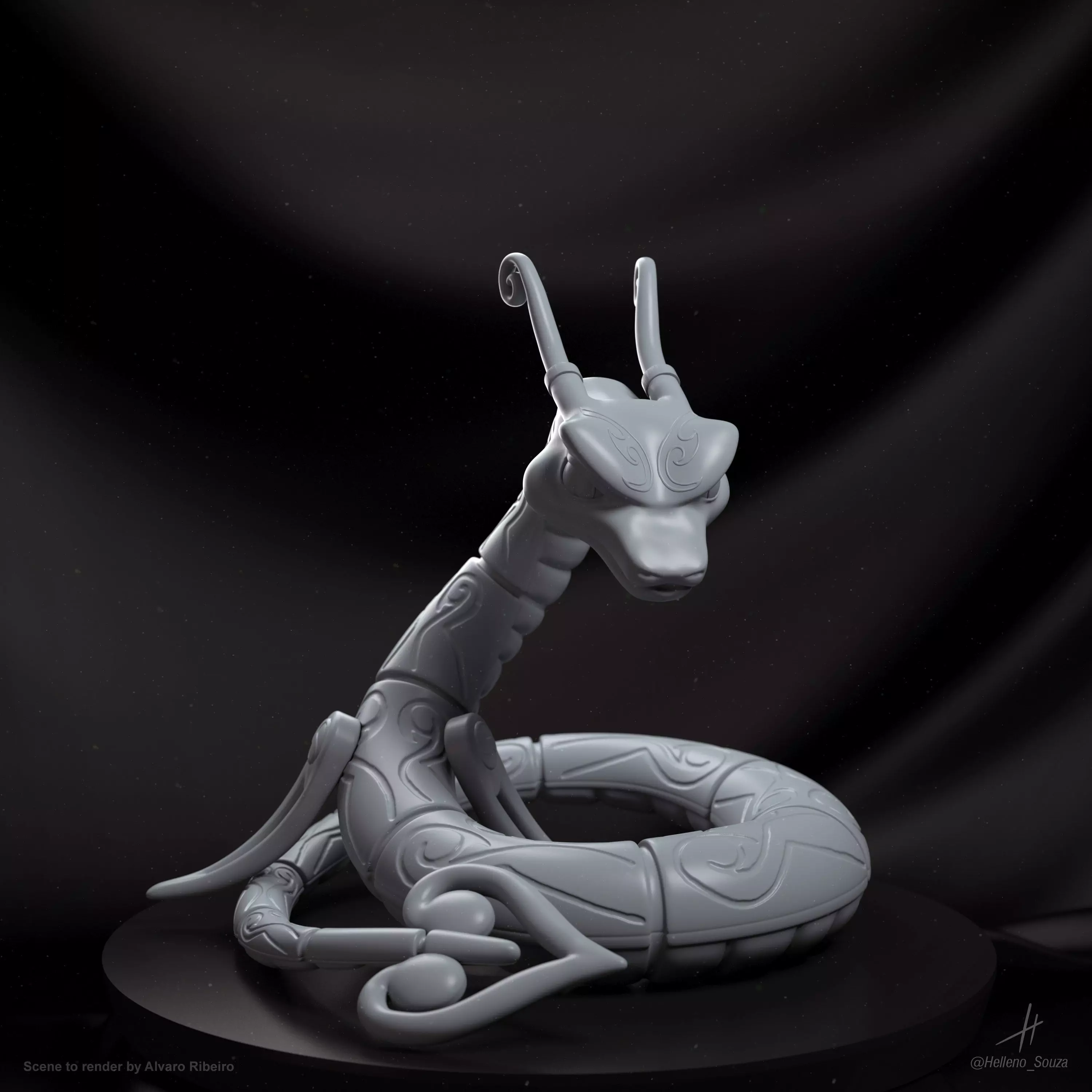 Ailsa Shoebox Zoo - Pose 2 3D print model_2