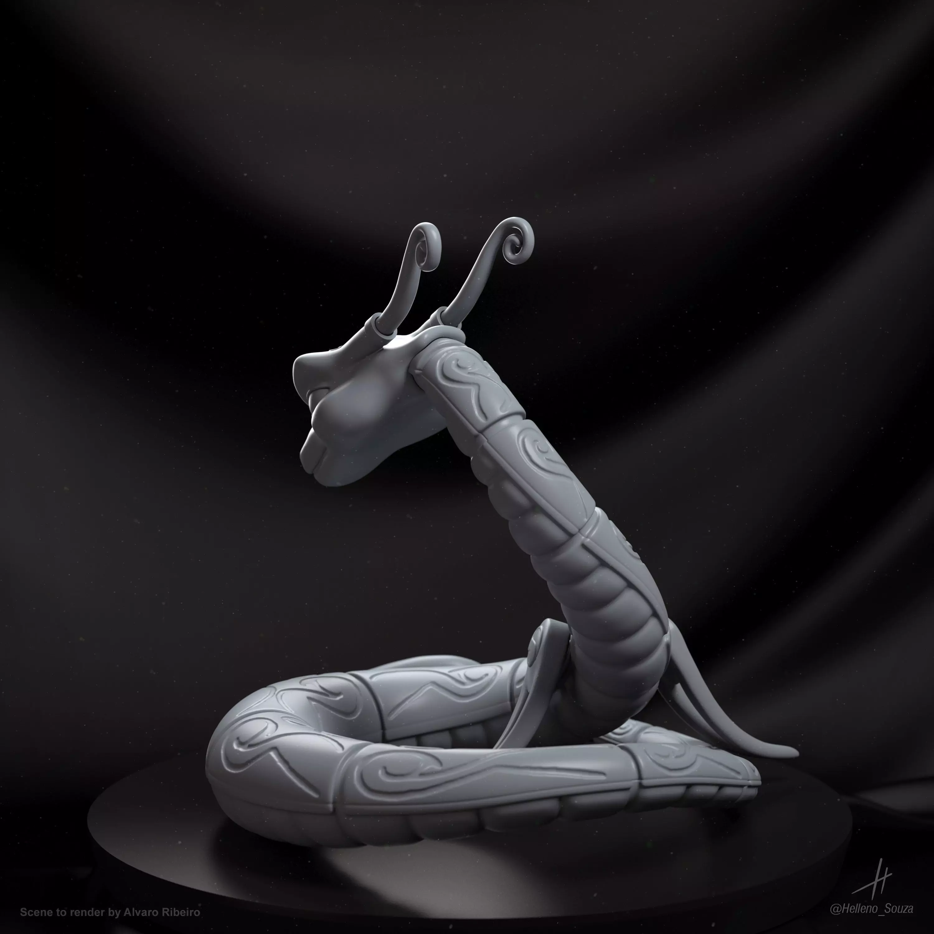 Ailsa Shoebox Zoo - Pose 2 3D print model_3