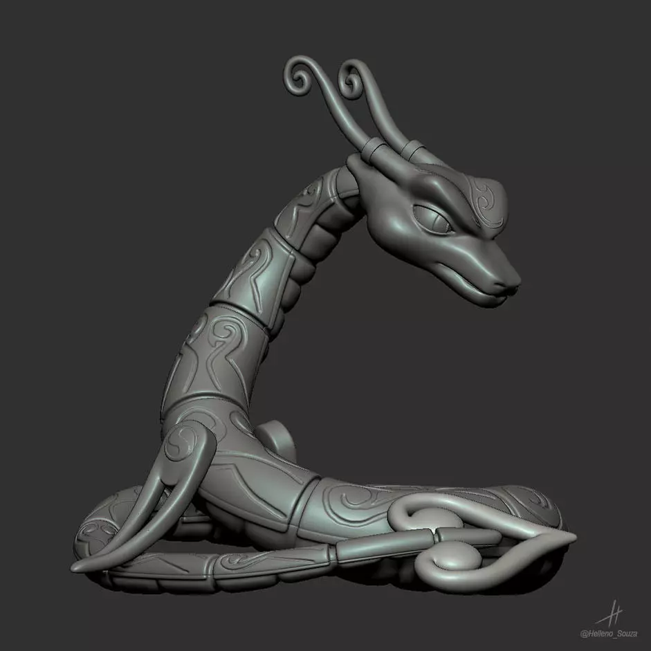 Ailsa Shoebox Zoo - Pose 2 3D print model_4