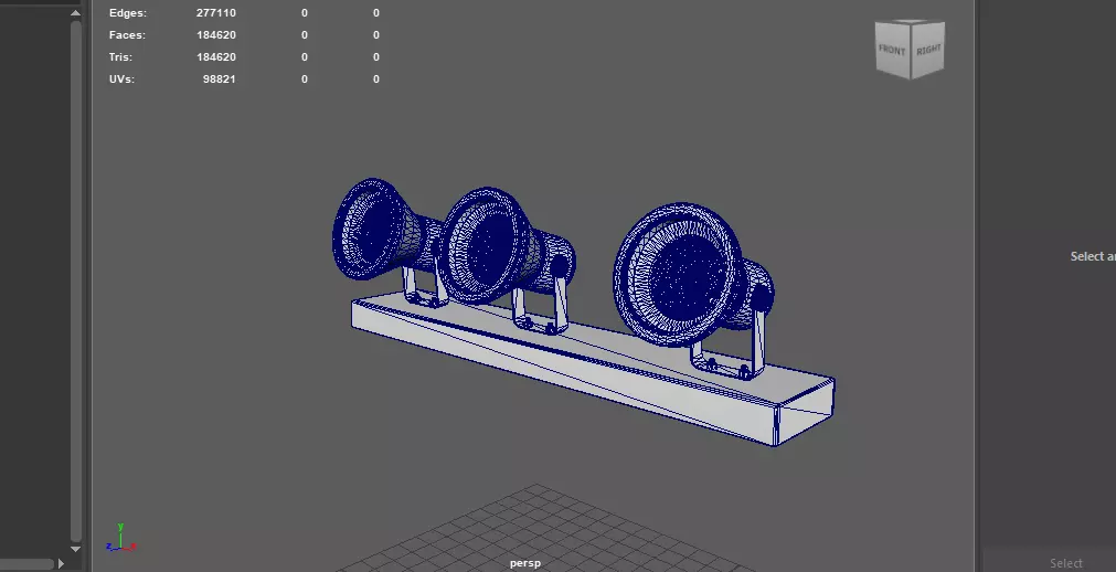 Stage Lighting 2 3D model_16