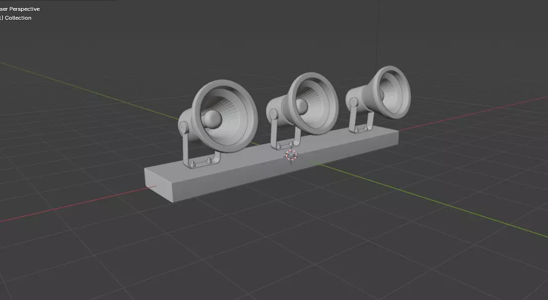 Stage Lighting 2 3D model_15