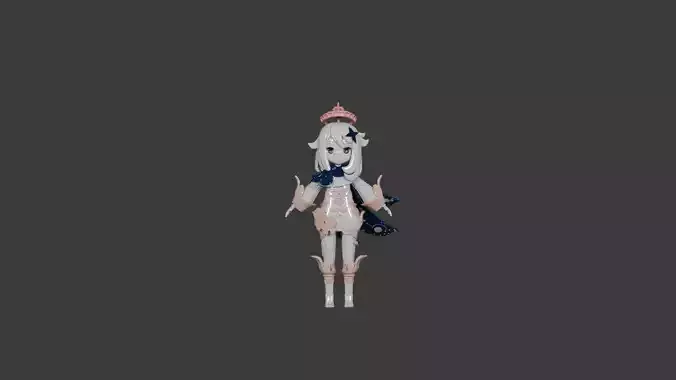 Paimon Genshin Impact 3D Character Model  3D model