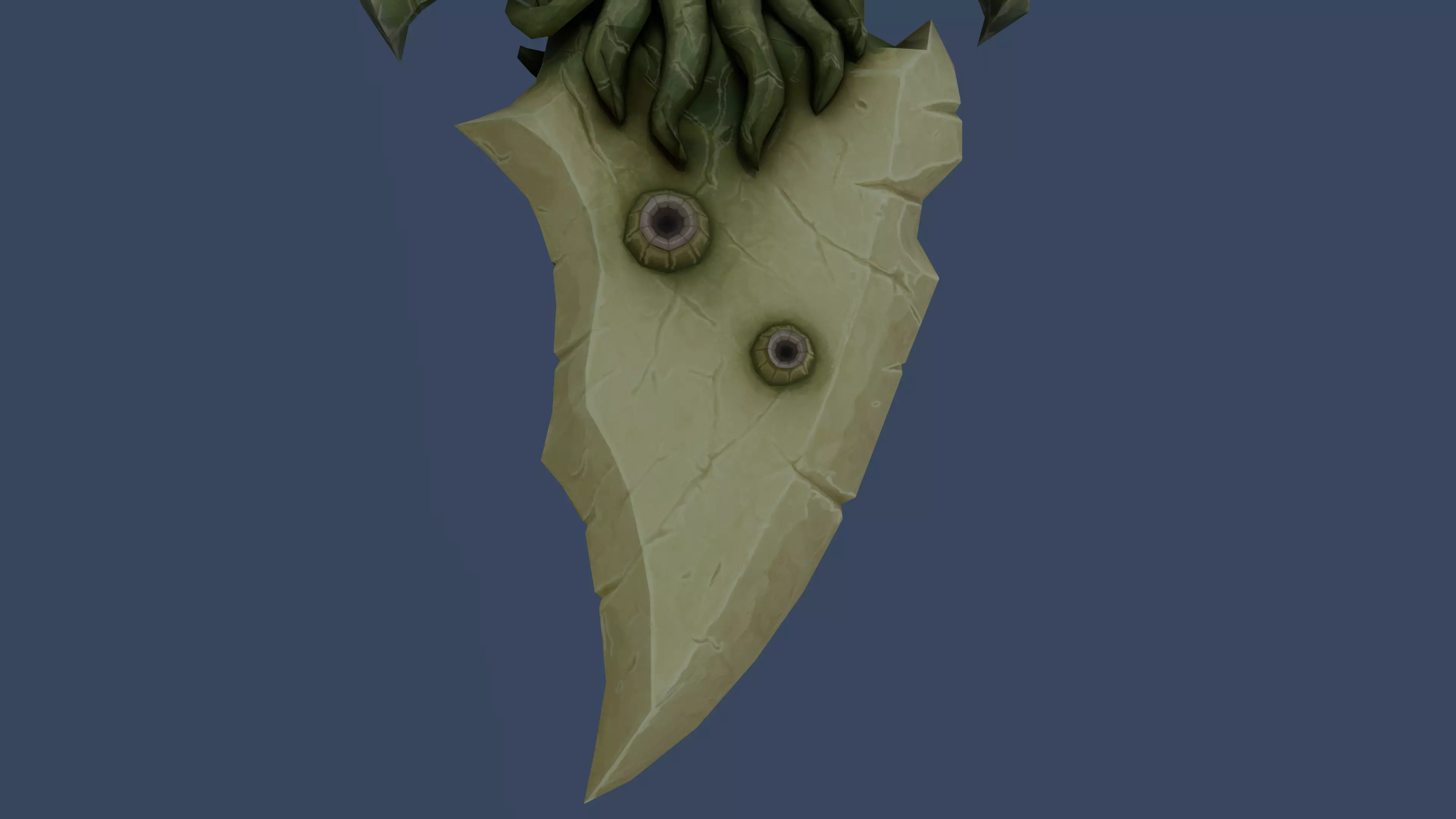 Stylized Dagger Low Poly Hand Painted Low-poly 3D model_4