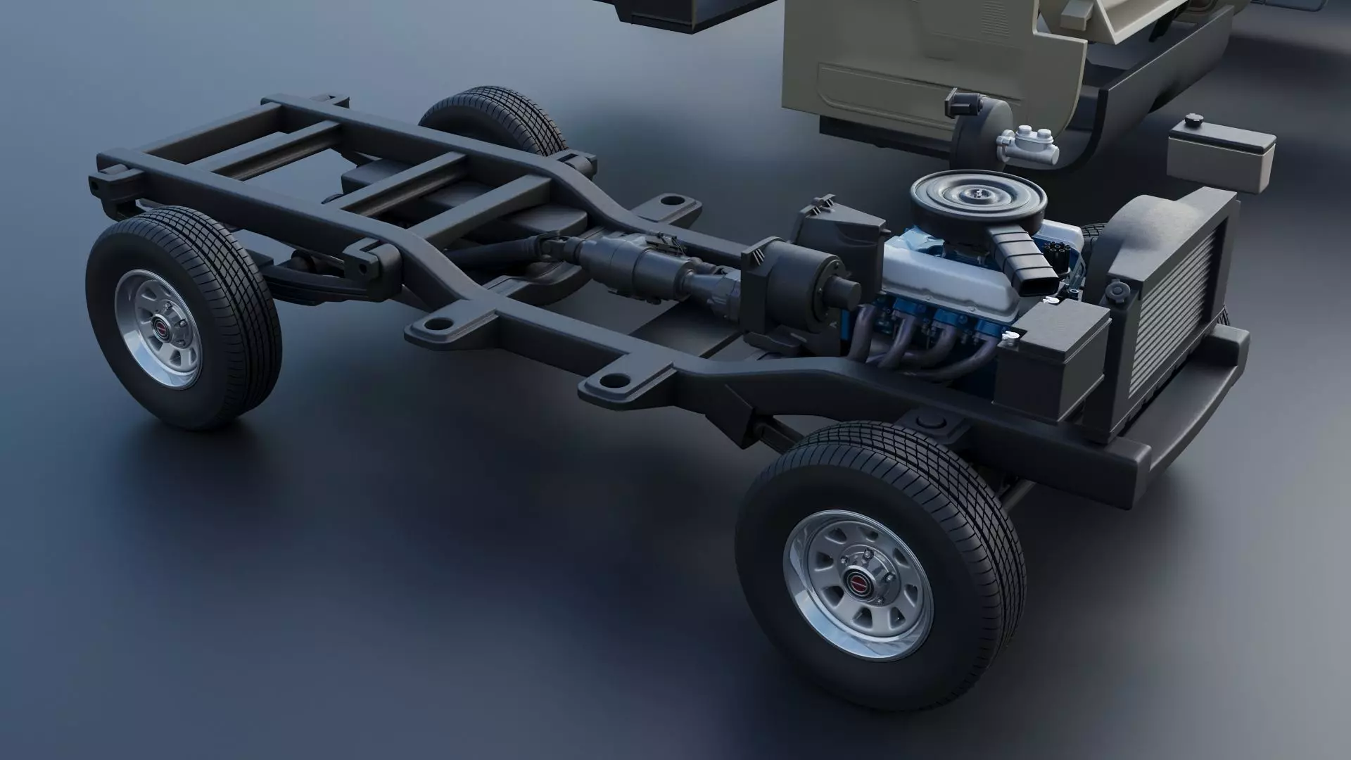 Bronco 1987 3D print model_39