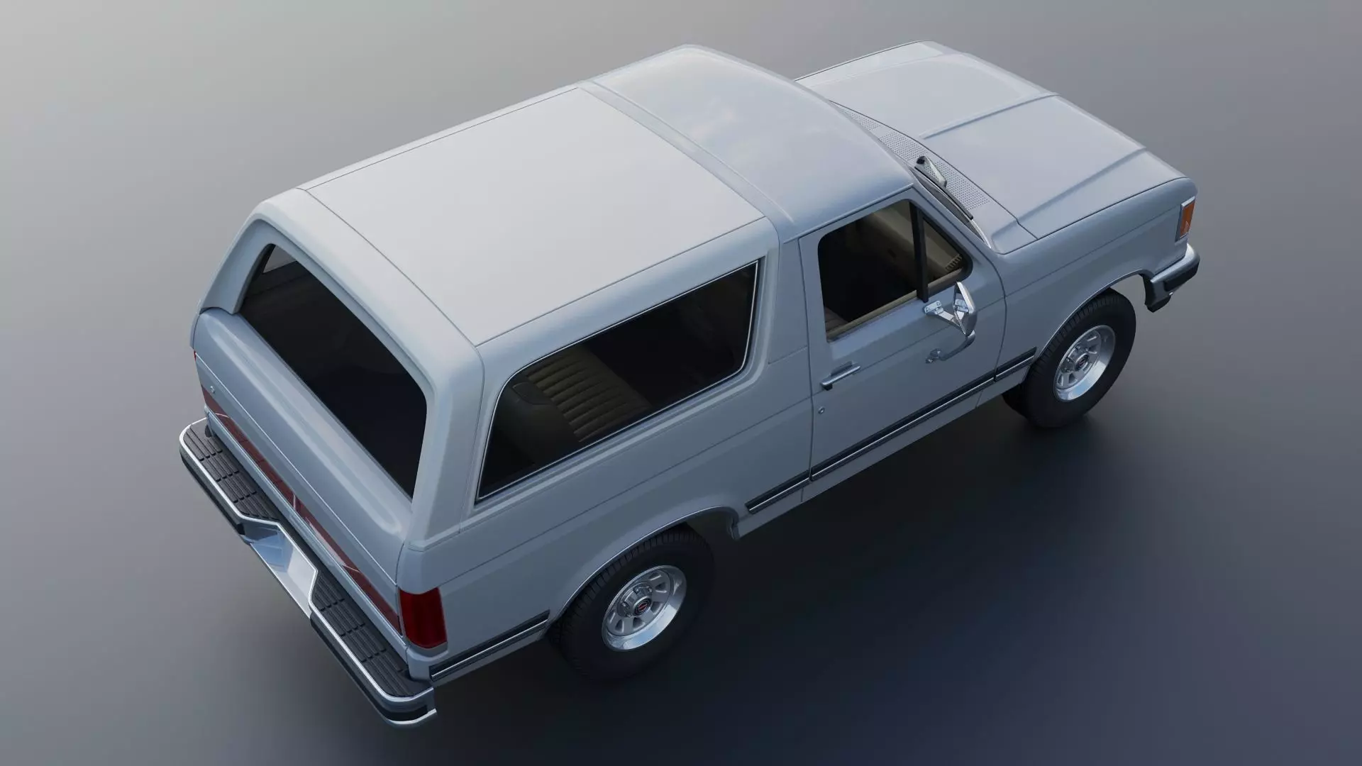 Bronco 1987 3D print model_7