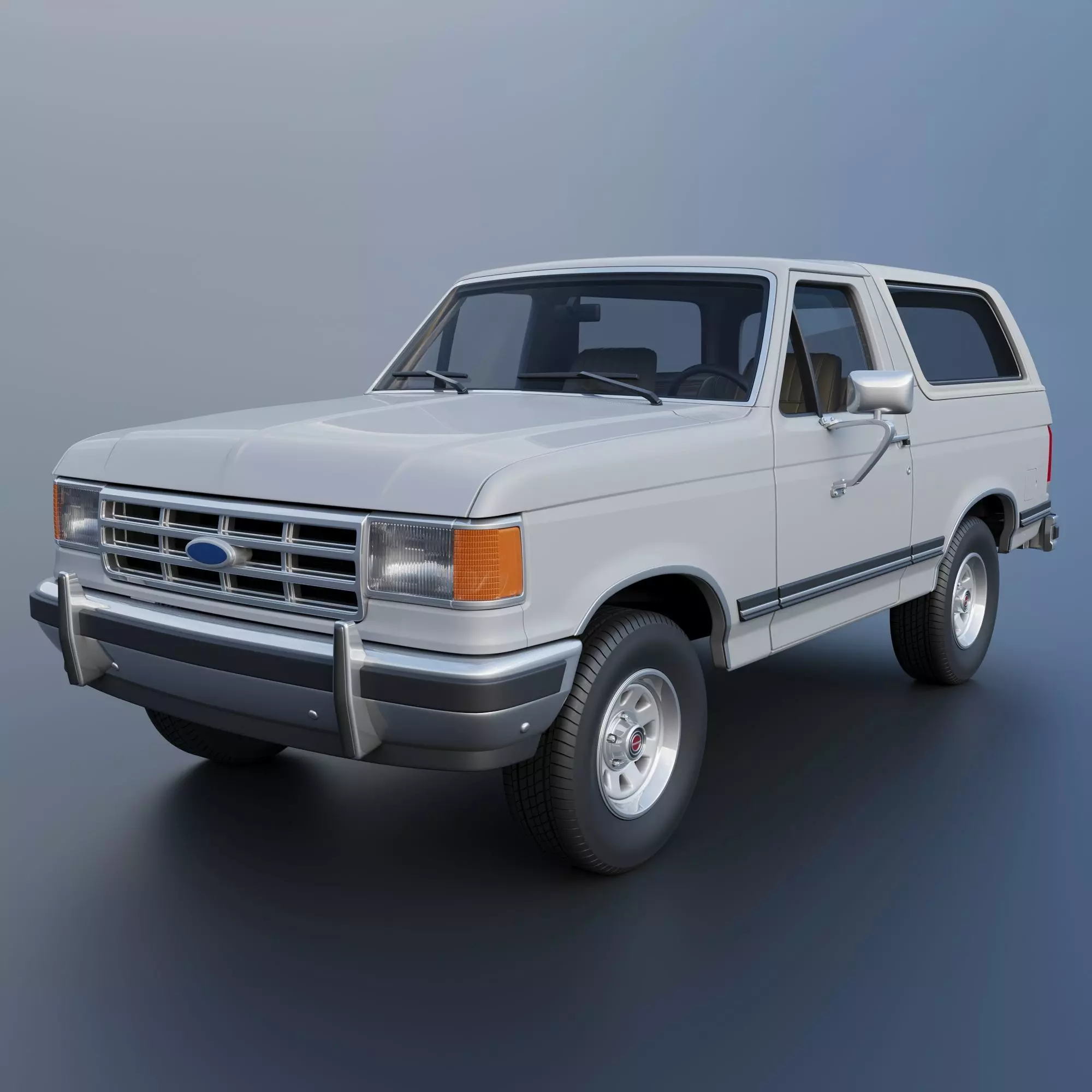 Bronco 1987 3D print model_0