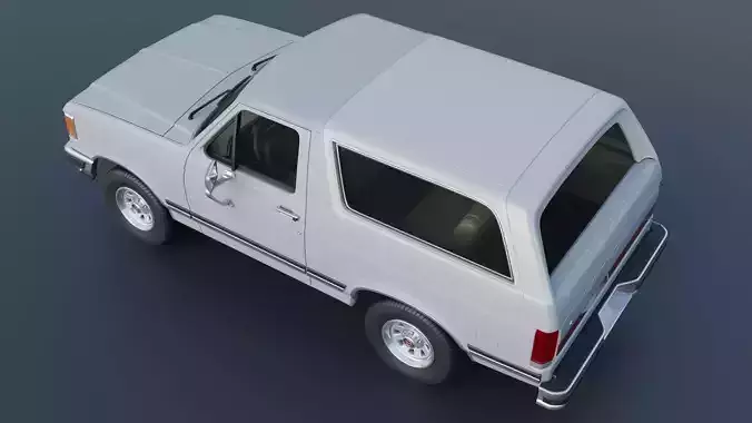 Bronco 1987 3D print model 6