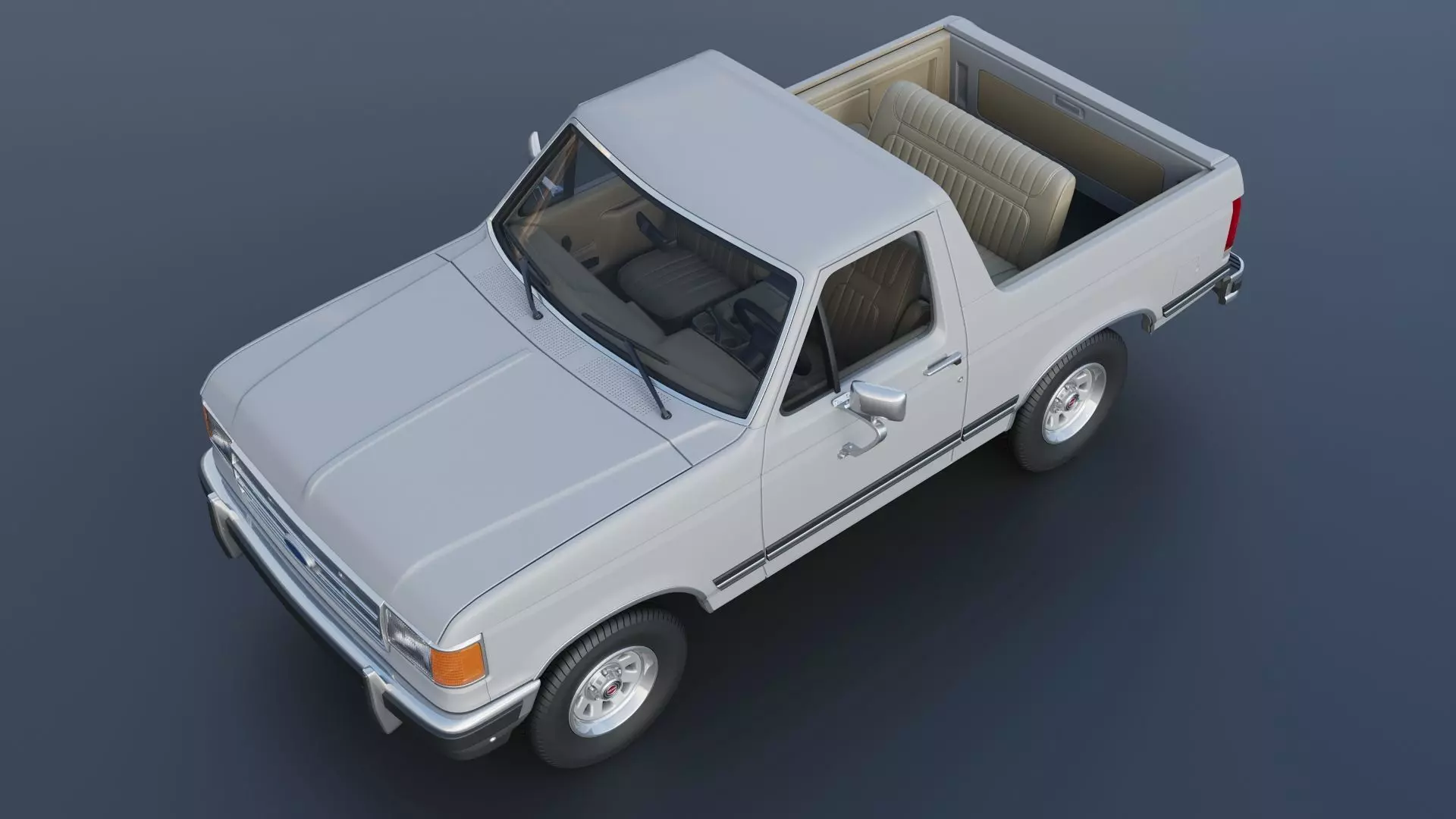 Bronco 1987 3D print model_21