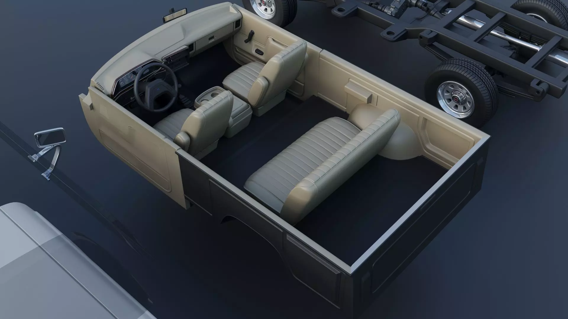 Bronco 1987 3D print model_34