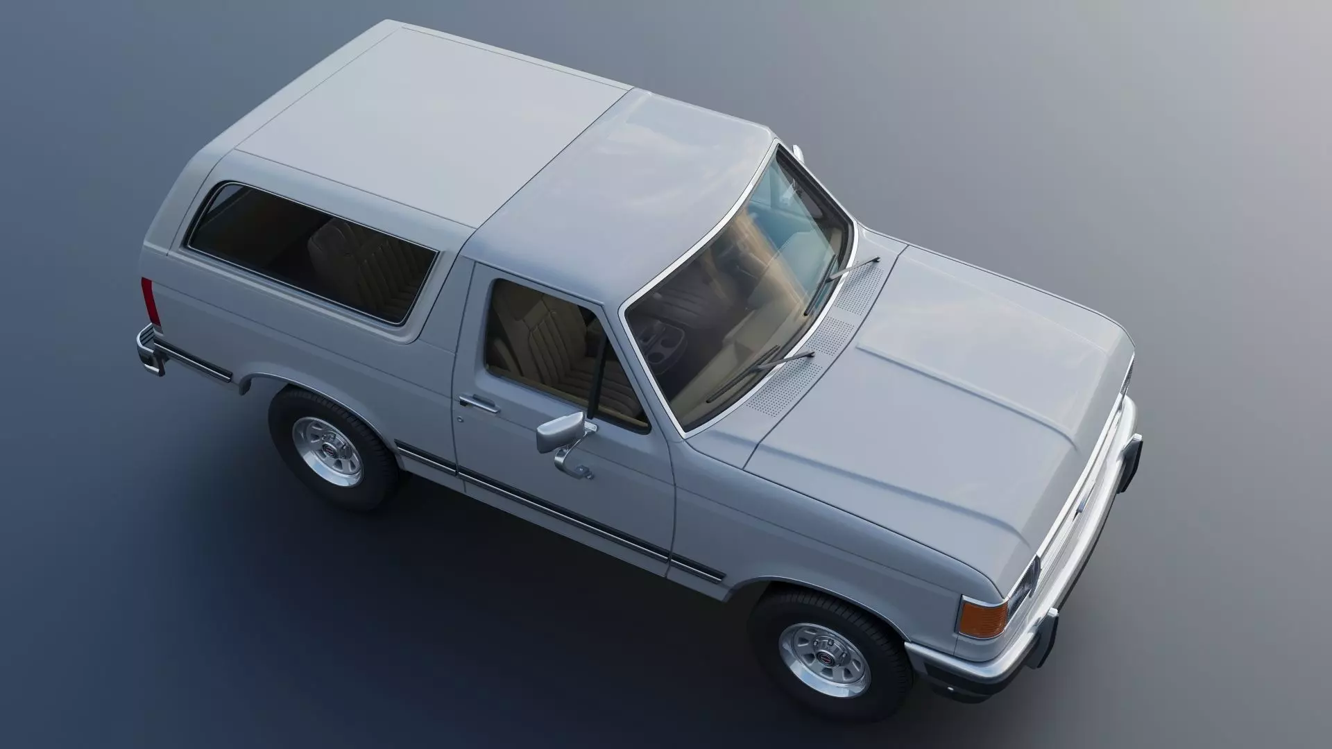 Bronco 1987 3D print model_11