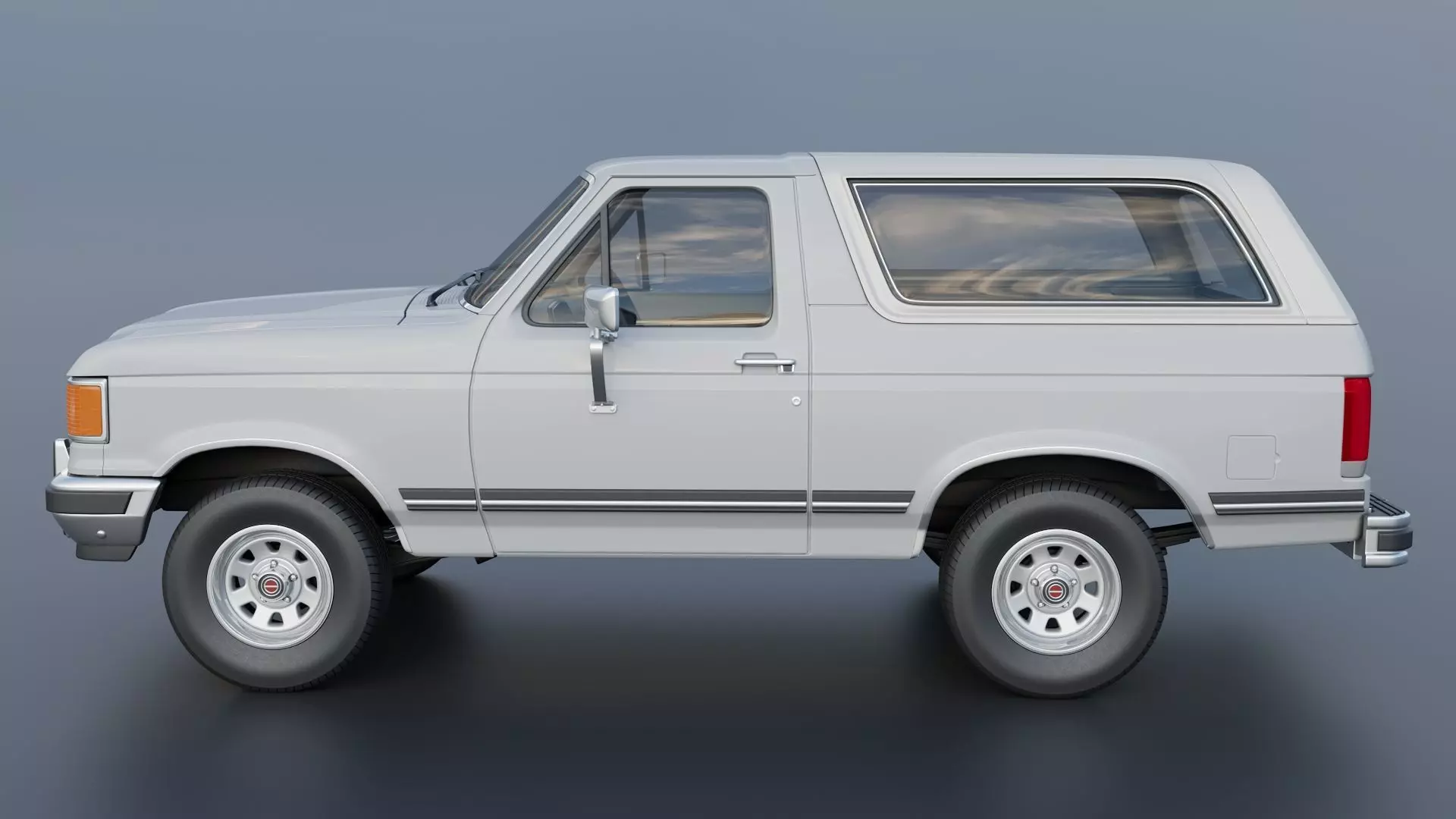 Bronco 1987 3D print model_3