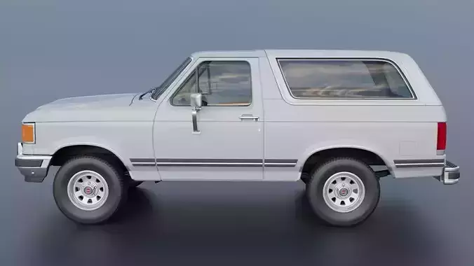 Bronco 1987 3D print model 4