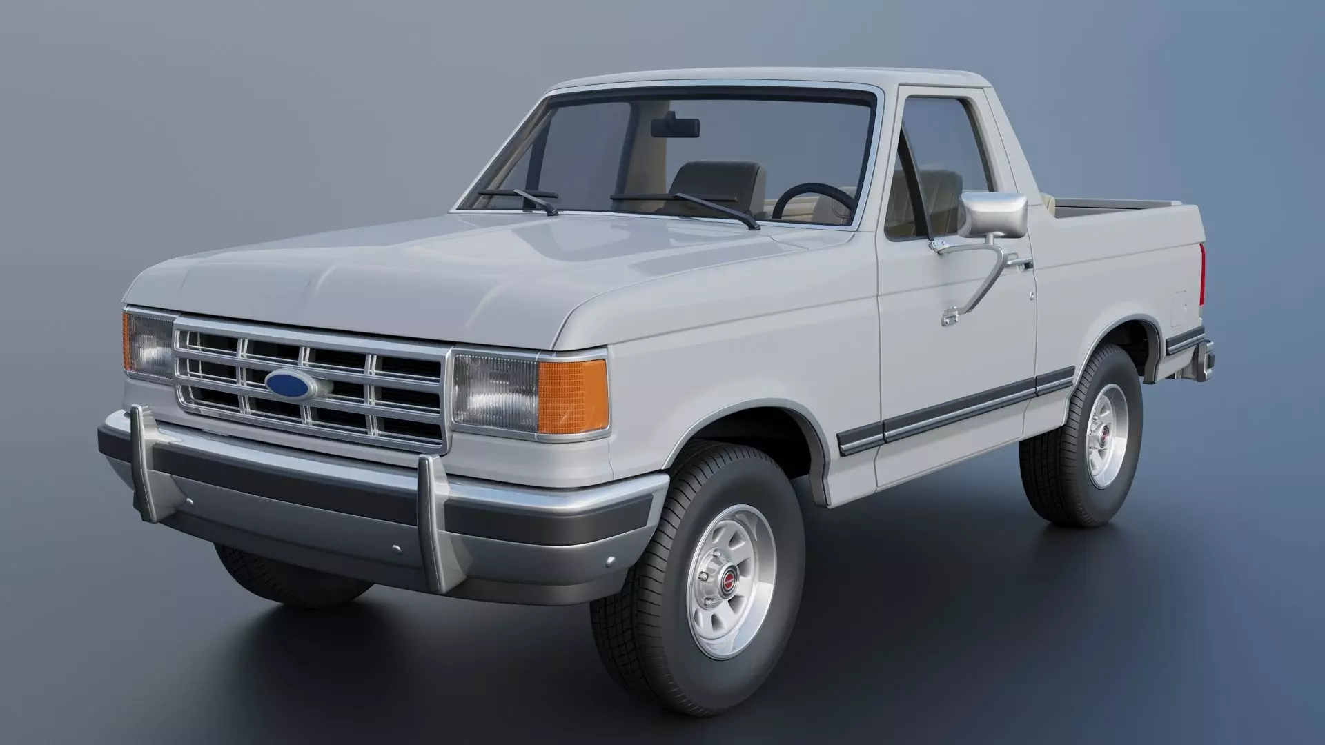 Bronco 1987 3D print model_13